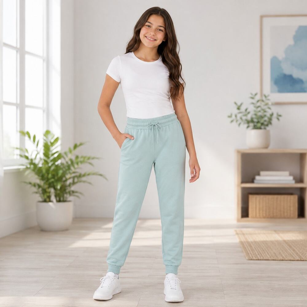Athleta Girl Warm Up 2.0 Jogger Girls XXL (16) NWT Seafoam Green